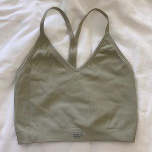 Set Active Sculptflex light green sports bra M/L